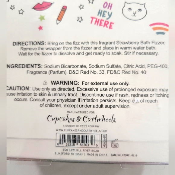 Bath Fizzers Set - Pink, Green, Orange.  GRAPE SCENT - Picture 2 of 2